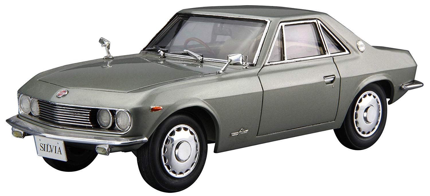 AOSHIMA 55502 The Model Car 66 Nissan Csp311 Silvia 1966 1/24 Scale Kit