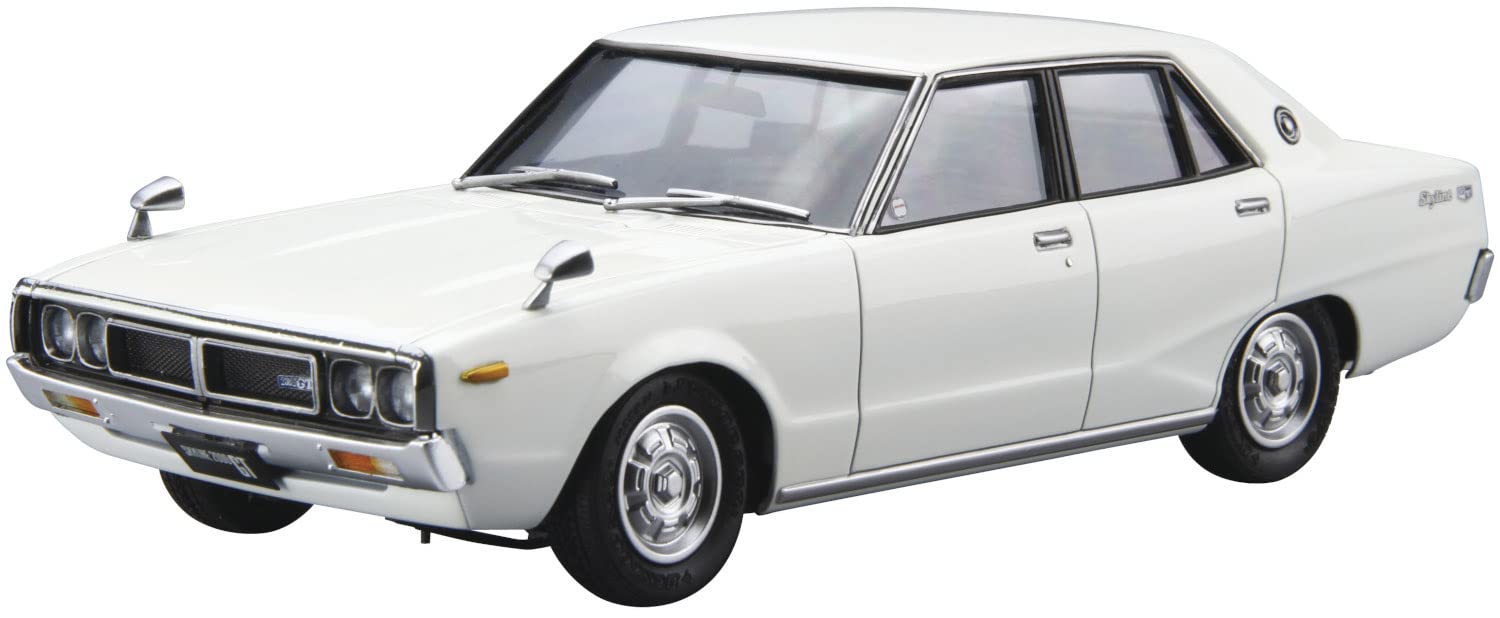 AOSHIMA le modèle de voiture 1/24 Nissan Gc110 Skyline 2000Gt '72 modèle en plastique