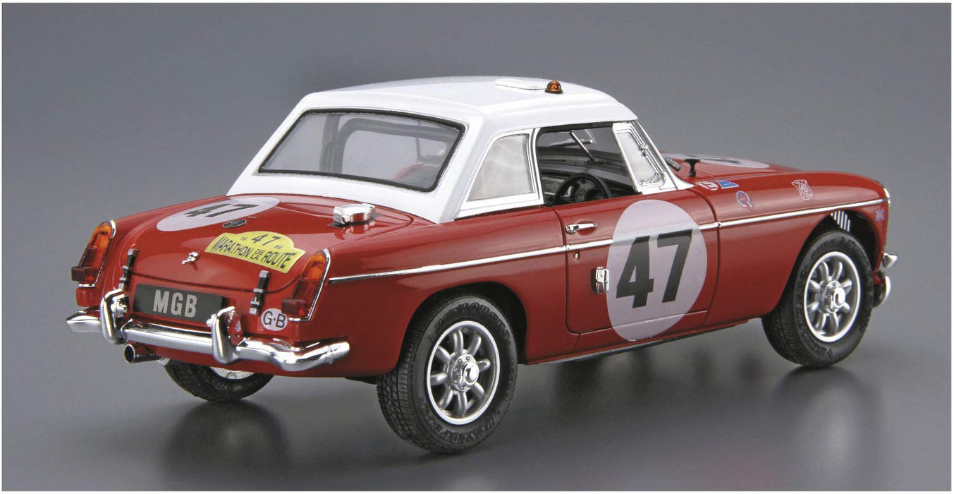 Aoshima Bunka Kyozai 1/24 The Model Car Series Sp Blmc G/Hm4 Mg-B Club Rally Ver. 1966 Plastikmodell