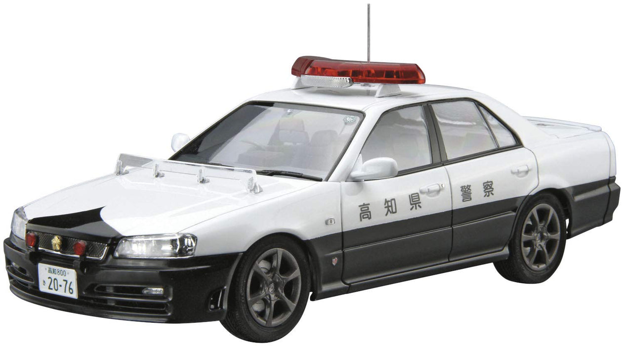 AOSHIMA The Model Car 1/24 Nissan Er34 Skyline Police Car `01 Plastic Model