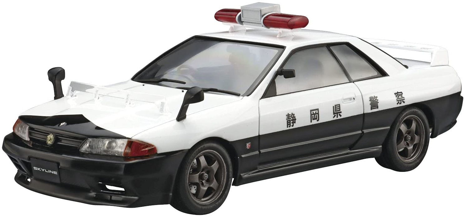 AOSHIMA The Patrol Car 1/24 No.4 Nissan Bnr32 Skyline Gt-R '91Plastic Model