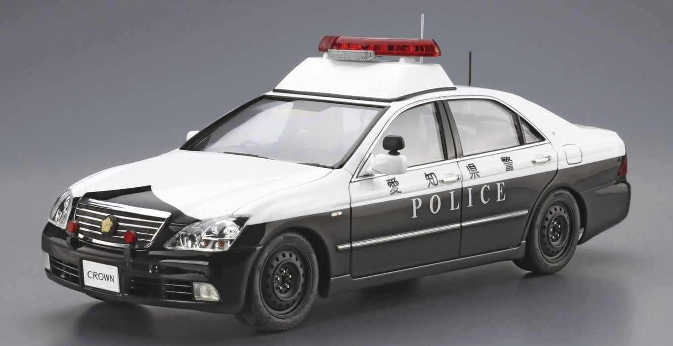 AOSHIMA la voiture de patrouille 1/24 No.7 Toyota Grs180 couronne voiture de patrouille pour le modèle en plastique de trafic