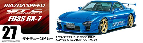 AOSHIMA 53584 Mazdaspeed Fd3S Rx-7 A-Spec Gt-C '99 Mazda Bausatz im Maßstab 1:24