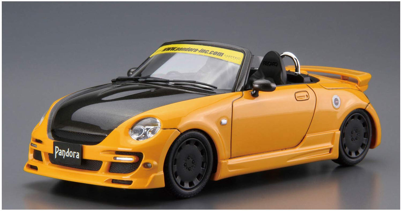 AOSHIMA la voiture à l'écoute 1/24 Pandora Type 887 Evoii L880K Copen '02 Daihatsu modèle en plastique