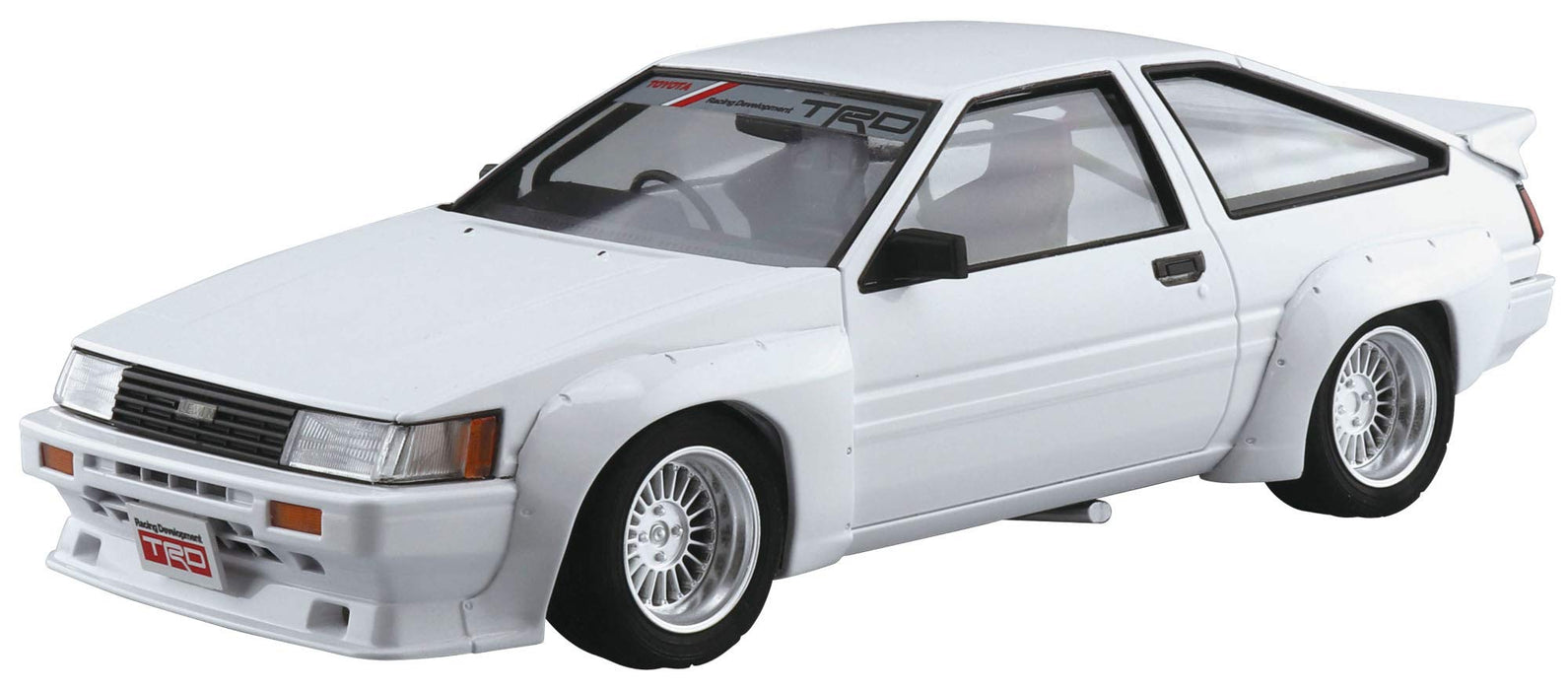AOSHIMA la voiture à l'écoute 1/24 Toyota Trd Ae86 Corolla Levin N2 Ver. '83 Modèle en plastique