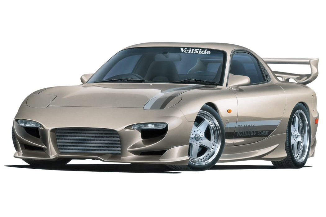 Aoshima The Tuned Car No.77 1/24 Veilside Combat Model Fd3S Rx-7 '99 Mazda Plastic Model