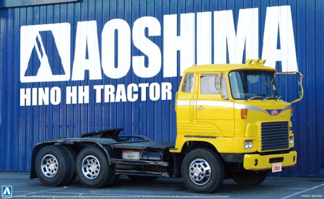 Aoshima Bunka Kyozai 1/32 Heavy Freight Series No.17 Hino Hh Tractor Head Plastic Model