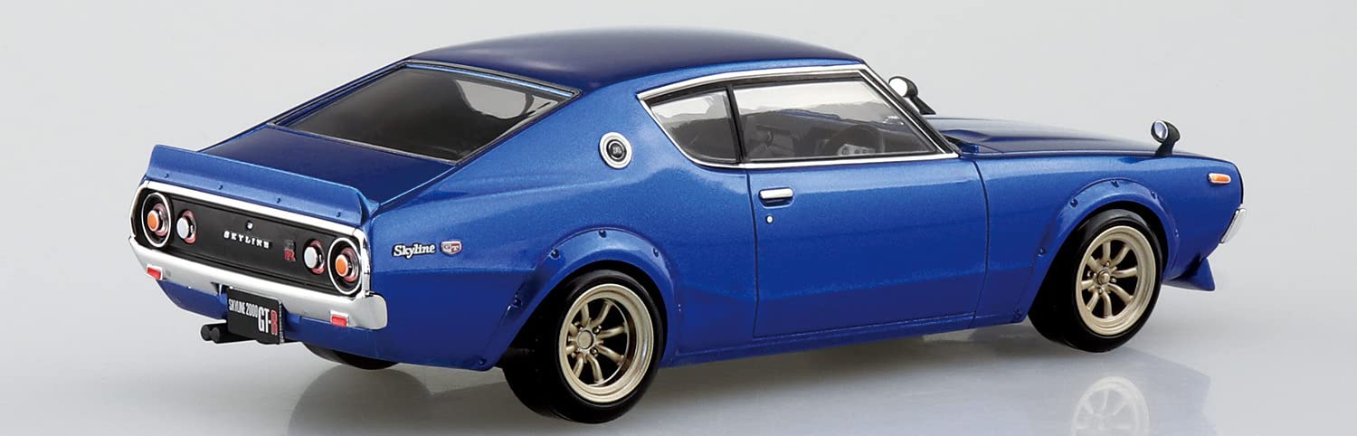 Aoshima 1/32 Nissan C110 Skyline Gt-R Custom Model Kit (Metallic Blue) Japan 18-Sp4