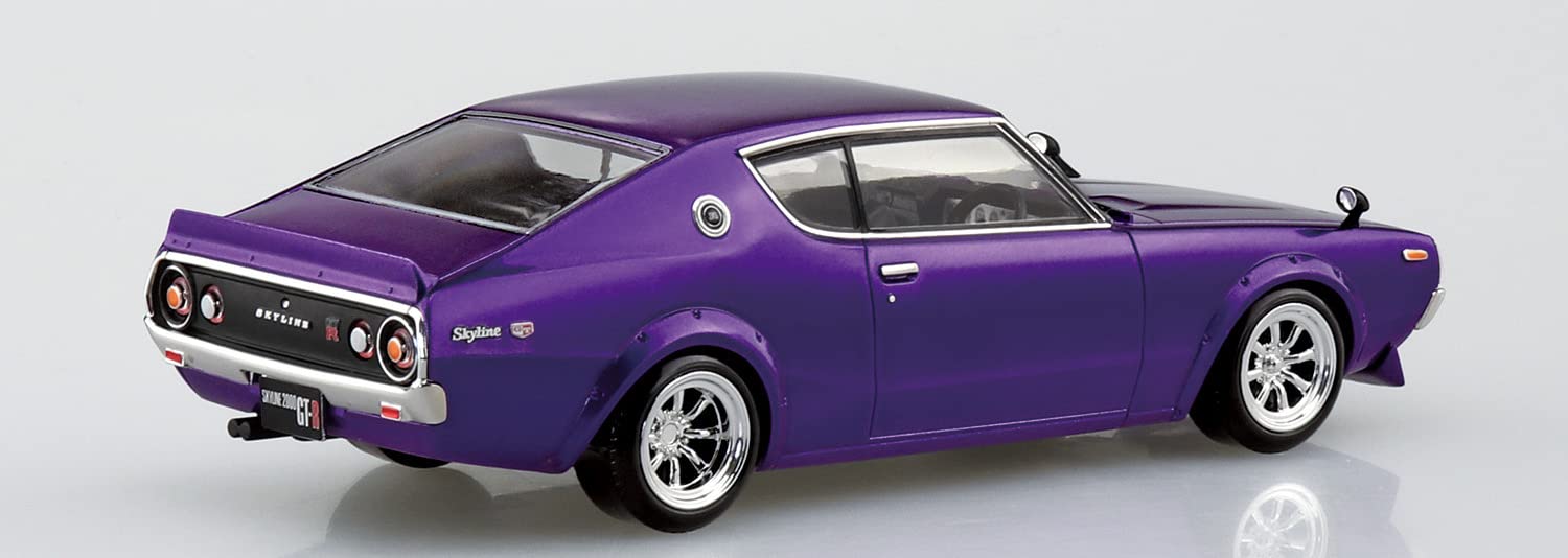Aoshima 1/32 Nissan C110 Skyline Gt-R Custom Snap Kit Model (Metallic Purple) Japan 18-Sp3
