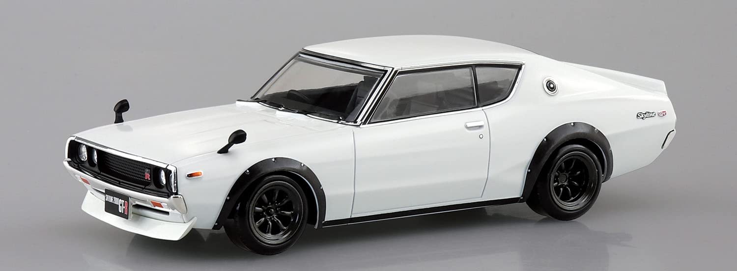 Aoshima 1/32 Nissan C110 Skyline Gt-R Custom (White) Snap Kit Model No.18-Sp2 - Made In Japan