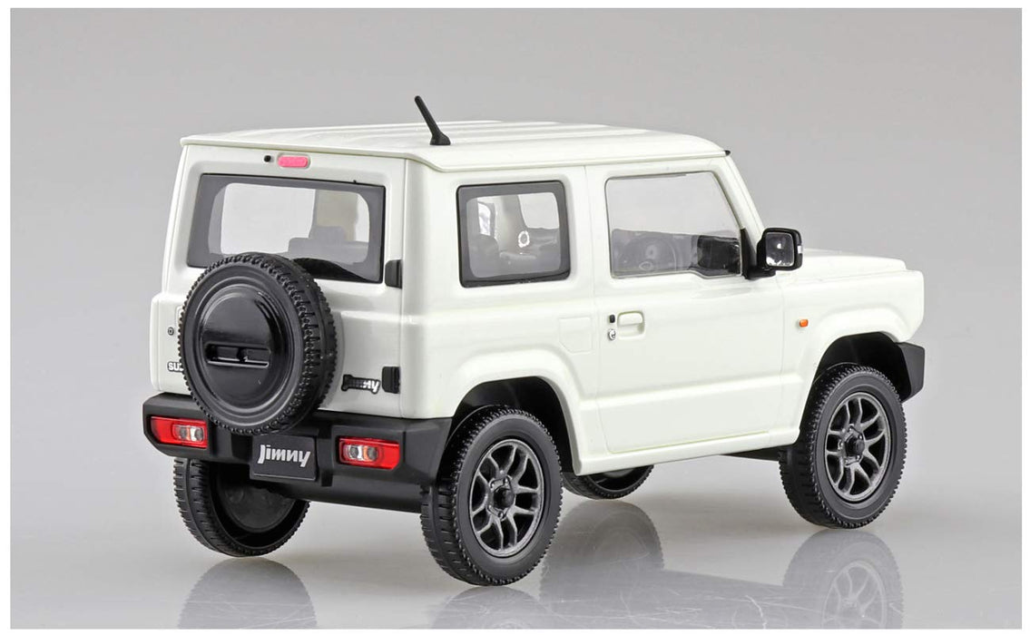 AOSHIMA 58176 08-E Suzuki Jimny Pure White Pearl Maßstab 1:32 vorlackiertes Snap-Fit-Kit