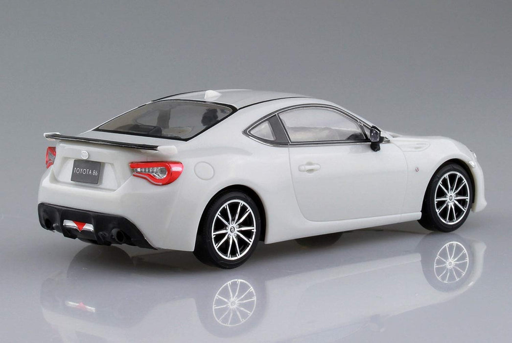 AOSHIMA 54185 Toyota 86 Crystal White Pearl 1/32 Pre-Painted Snap-Fit Kit