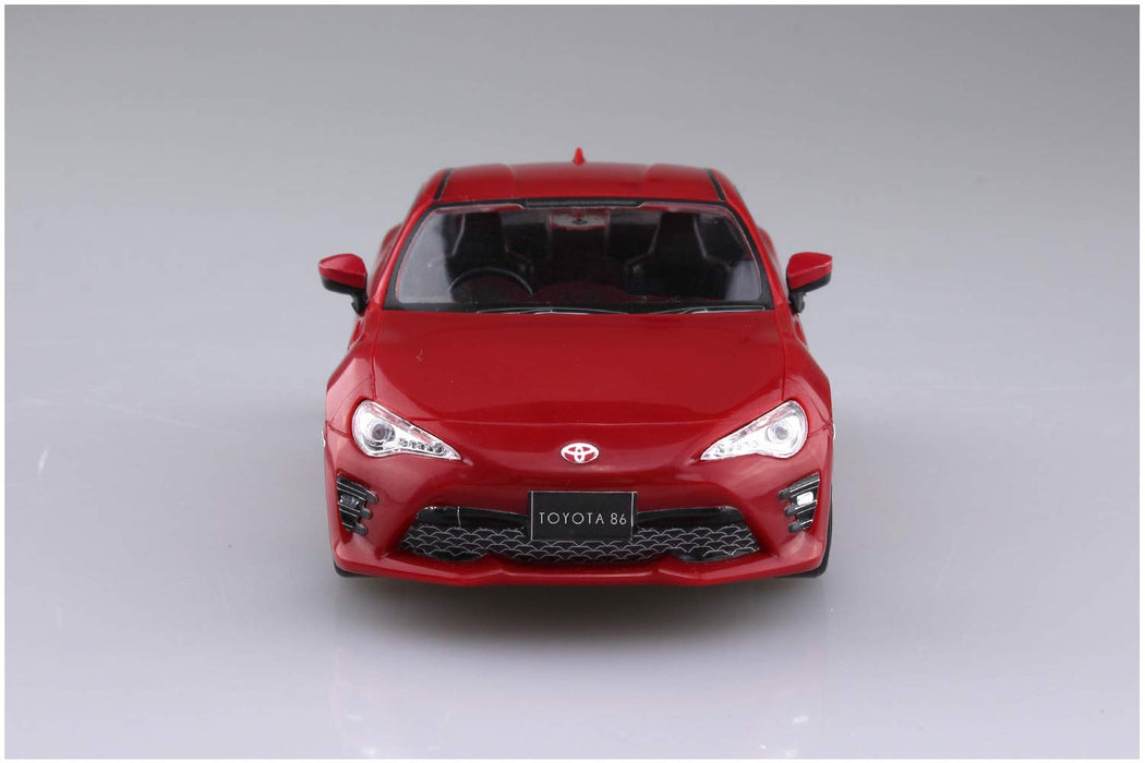 AOSHIMA 57544 Toyota 86 Pure Red 1/32 Scale Pre-Painted Snap-Fit Kit