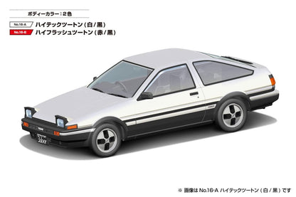 AOSHIMA The Snap Kit 1/32 Toyota Sprinter Trueno High Flash Two Tone R/B Plastic Model- Japan Figure Store - #1 Bring To You The Best Japanese Goods
