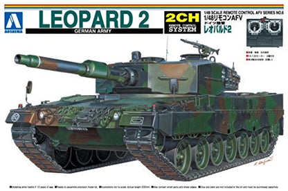 AOSHIMA - 01509 Rc Afv Series No. 6 German Army Leopard 2 1/48 Scale Kit- Japan Figure Store - #1 Bring To You The Best Japanese Goods