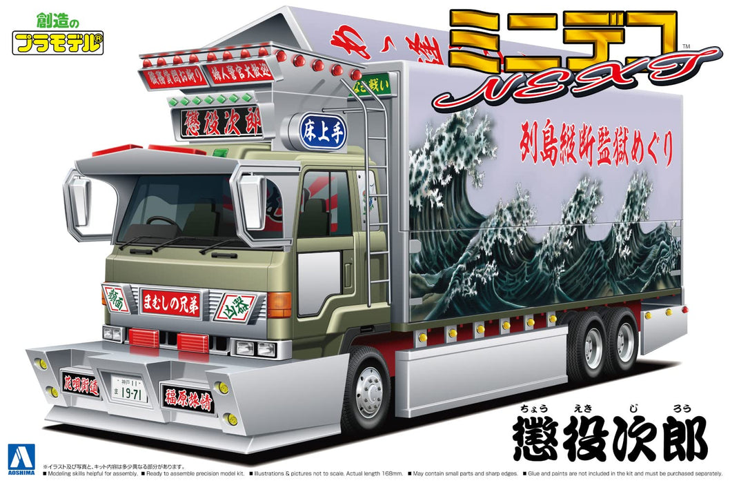 AOSHIMA Décoration Camion 1/64 Mini Deco Next No.5 Choueki Jirou Grande Aile Plastique Modèle