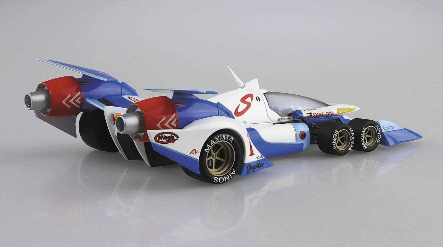 AOSHIMA Cyber Formula 1/24 V-Asurada Akf-0/G Lifting Turn Mode Plastic Model- Japan Figure Store - #1 Bring To You The Best Japanese Goods
