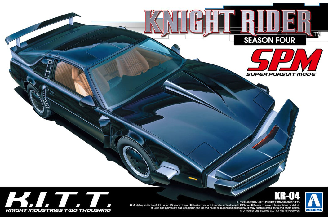 AOSHIMA Knight Rider 1/24 K.I.T.T Season 4 Spm Super Pursuit Plastic Model