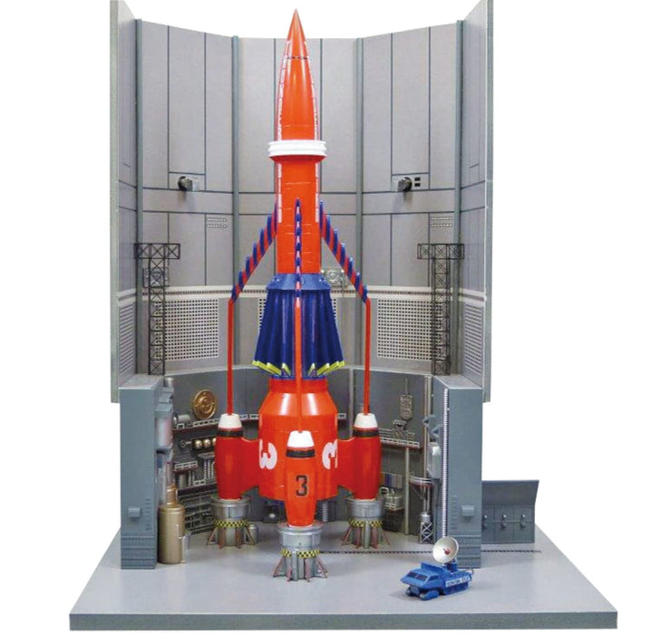 AOSHIMA Thunderbirds 1/350 Thunderbird 3 & Launch Bayplastic Model