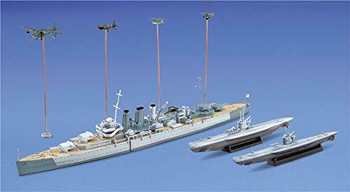 Aoshima Hms Dorsetshire „Bismarck Pursuit Battle“ Plastikmodellbausatz im Maßstab 1:700