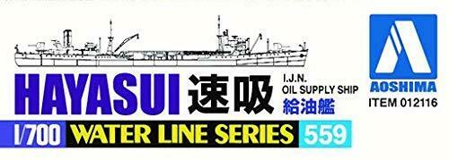 Aoshima Japanese Fleet Oiler Hayasui Plastikmodellbausatz im Maßstab 1:700