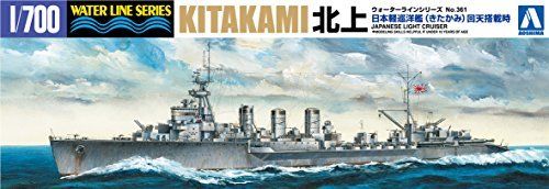 Aoshima Japanese Light Cruiser Kitakami Kaiten Carrier Plastikmodellbausatz