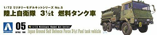 Aoshima Jgsdf 3 1/2t Fuel Tank Car Plastikmodellbausatz im Maßstab 1:72