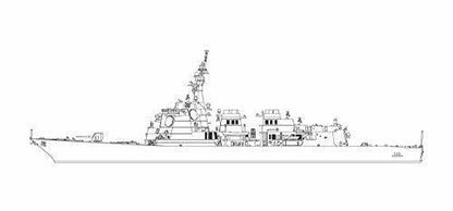 Aoshima Jmsdf Aegis Ship Atago 1/700 Scale Plastic Model Kit