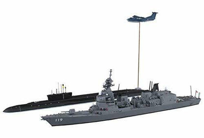 Aoshima Jmsdf Dd-119 Asahi Sp 1/700 Scale Plastic Model Kit