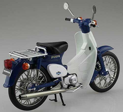 Aoshima Skynet 1/12 Finished Product Bike Honda Super Cub 50 Blue