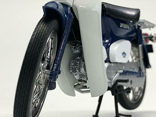 Aoshima Skynet 1/12 Finished Product Bike Honda Super Cub 50 Blue