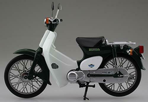 Aoshima Skynet 1/12 Fertigprodukt Fahrrad Honda Super Cub 50 Grün