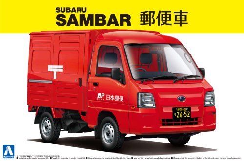 Aoshima The Best Car Gt Subaru '12 Sambar Post Car Plastic Model Kit