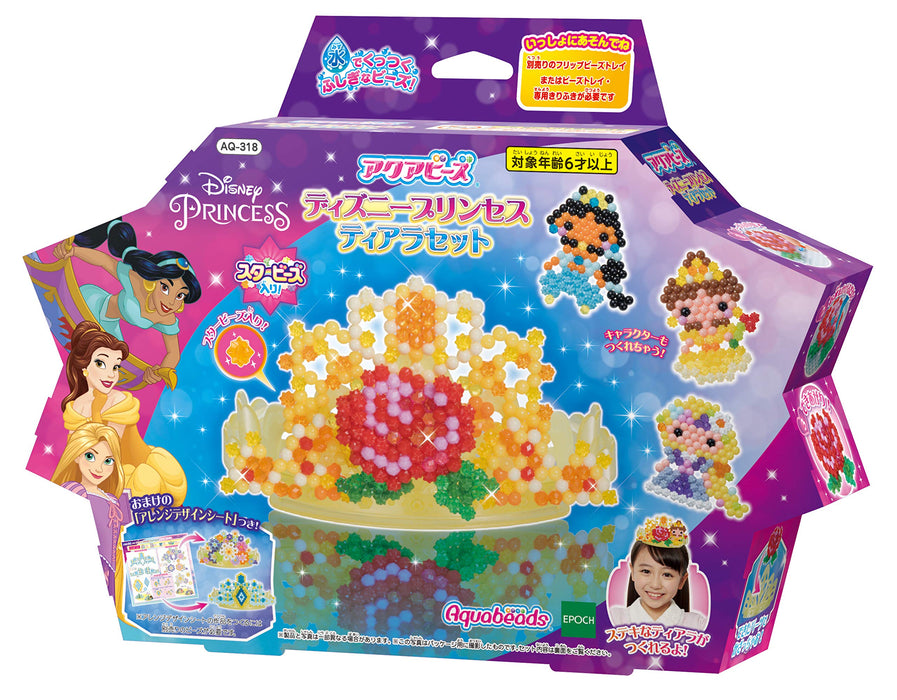 Epoch Aquabeads Disney Princess Tiara-Perlenset, Alter 6+, Wasserstab-Spielzeug – AQ-318