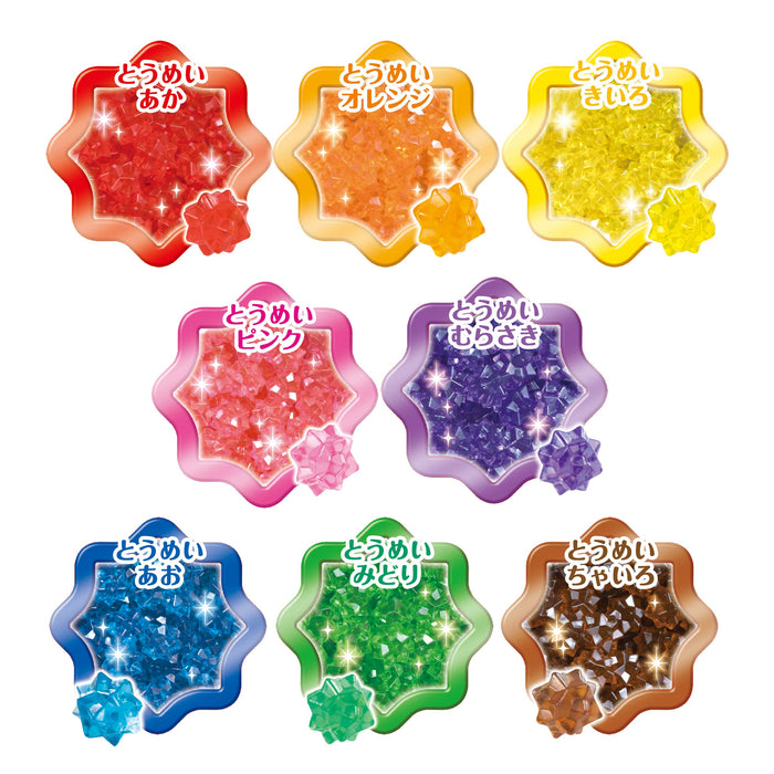 Epoch Aquabeads Star Beads Toy Set 8 Color Certified for Ages 6+ - Water Stick Crafts