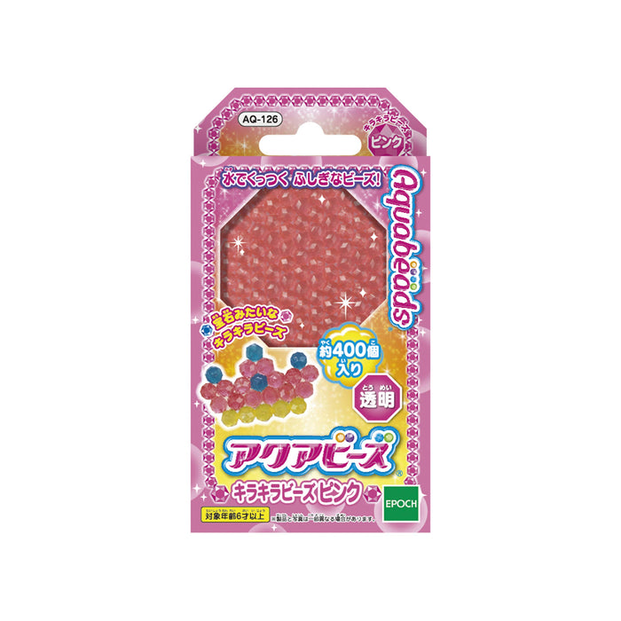 Epoch Aquabeads St Mark Certified Glitter Pink Ages 6 & Up Beads Sold Separately