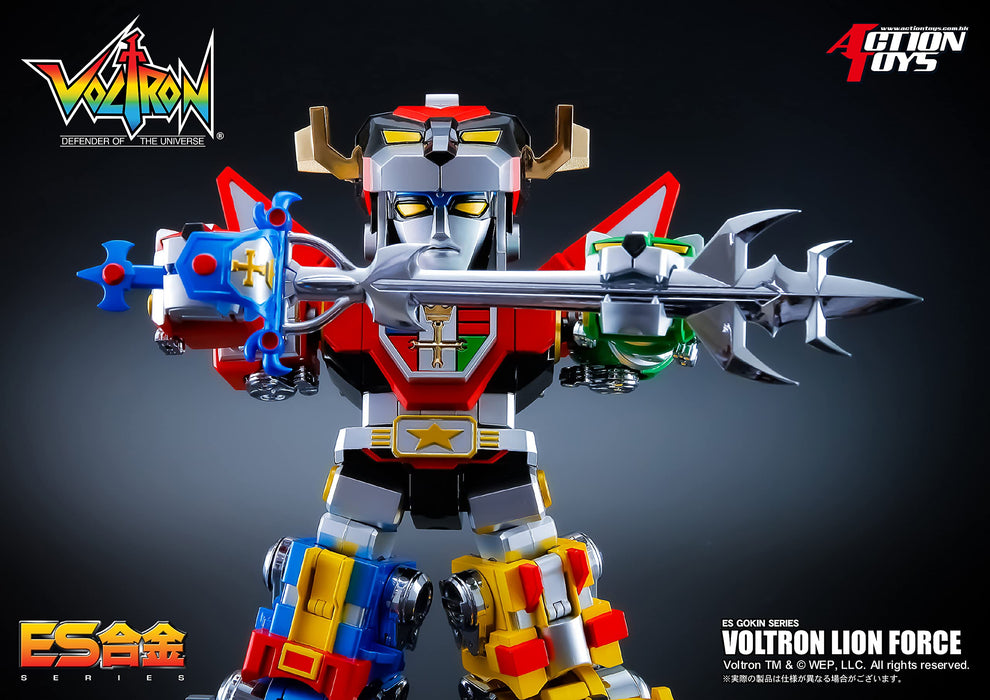 Art Storm Action Toys Es Alloy Voltron Lion Force Height Approx 160Mm Die-Cast Painted Action Figure