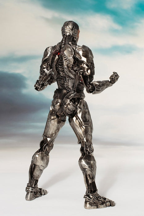 KOTOBUKIYA Sv214 Artfx+ Dc Universe Justice League Cyborg Figurine à l'échelle 1/10