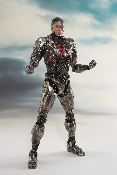 KOTOBUKIYA Sv214 Artfx+ Dc Universe Justice League Cyborg 1/10 Scale Figure