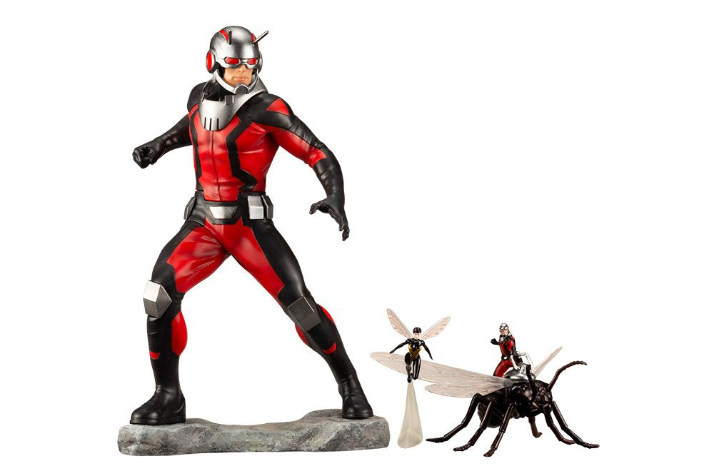 KOTOBUKIYA Mk246 Artfx+ Marvel Universe Astonishing Antman And Wasp 1/10 Scale Figure