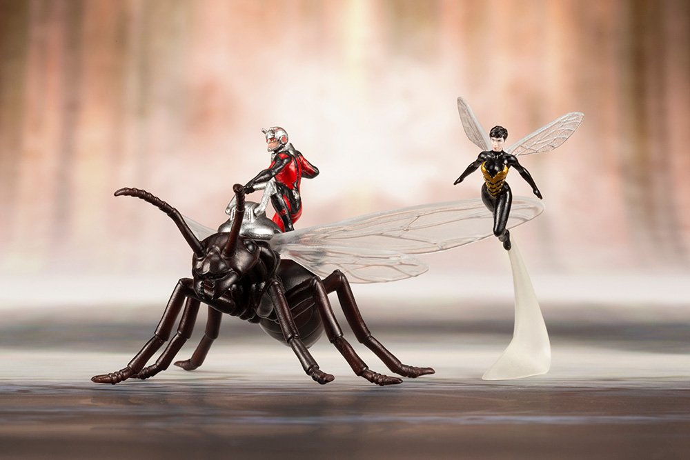 KOTOBUKIYA Mk246 Artfx+ Marvel Universe Astonishing Antman And Wasp 1/10 Scale Figure