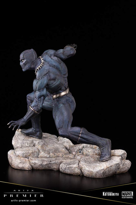 Kotobukiya Artfx Premier Marvel Universe Black Panther Pvc Figure Japan 1/10 Scale Pre-Painted Simple Assembly