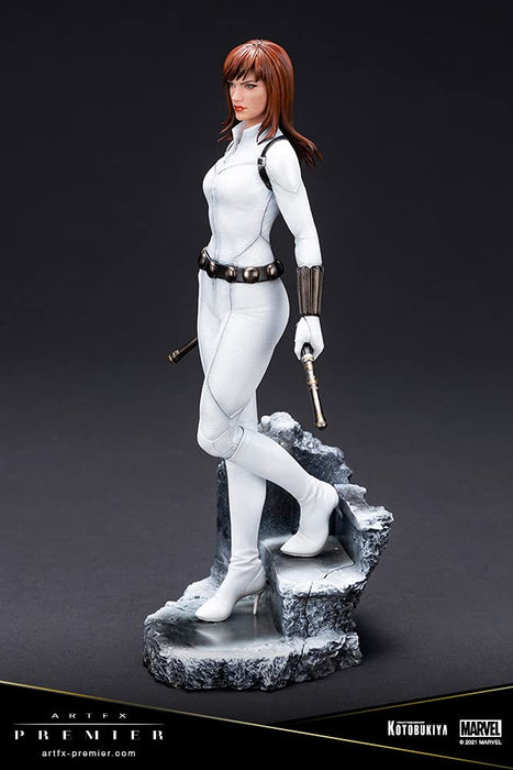 KOTOBUKIYA Artfx Premier Black Widow White Costume Edition 1/10 Easy Assembly Kit Figur Marvel Universe
