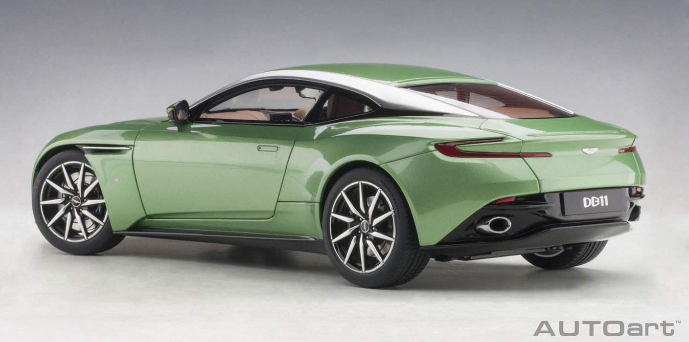 Autoart Aston Martin Db11 1/18 Scale Model in Metallic Green Finish