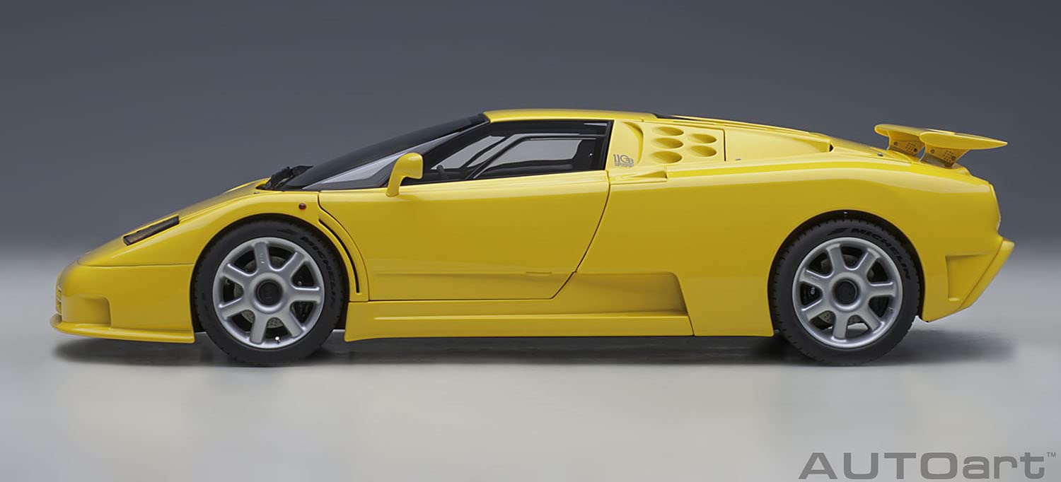 Autoart 1/18 Bugatti Eb110 SS Yellow 70918