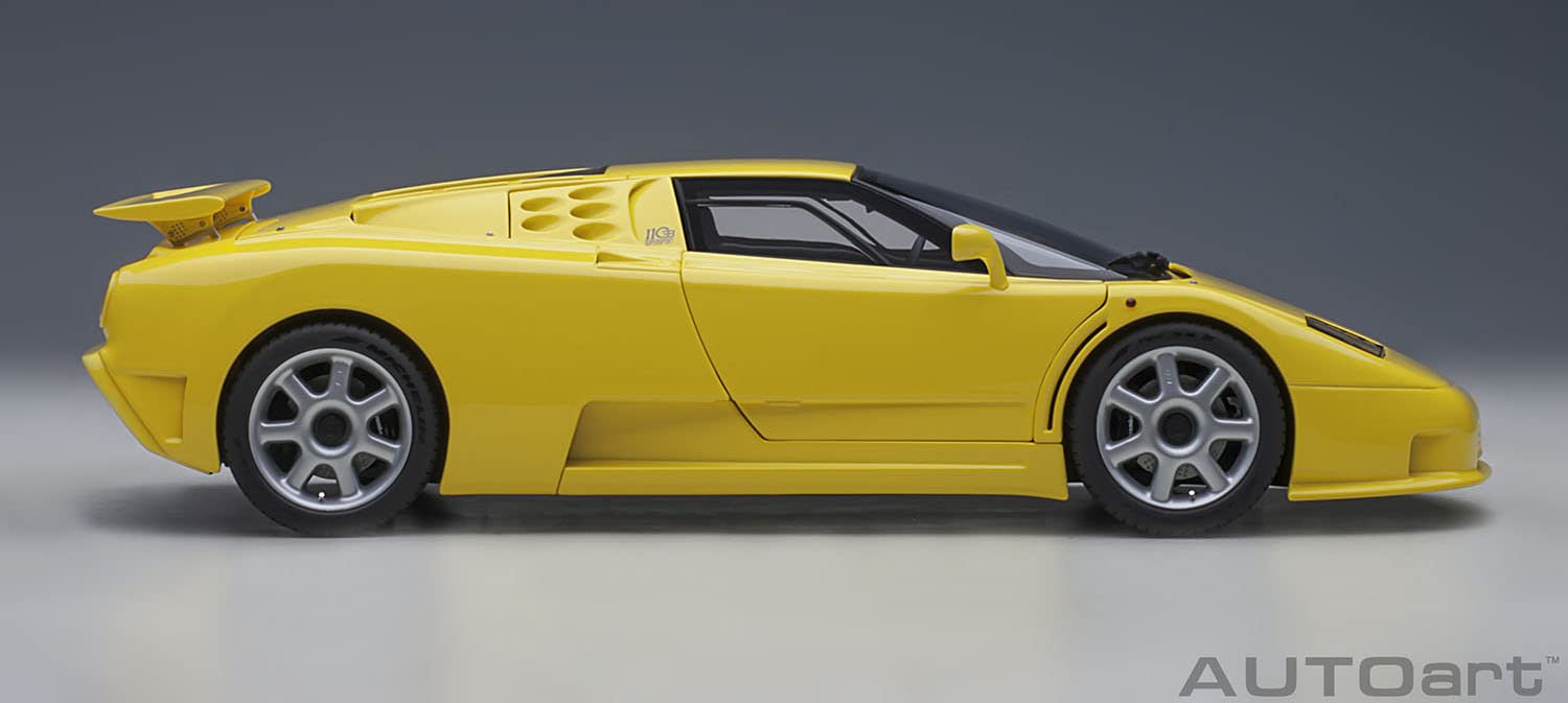 Autoart 1/18 Bugatti Eb110 SS Yellow 70918