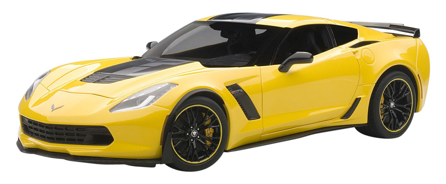 Autoart 1/18 Corvette Z06 C7.R Yellow