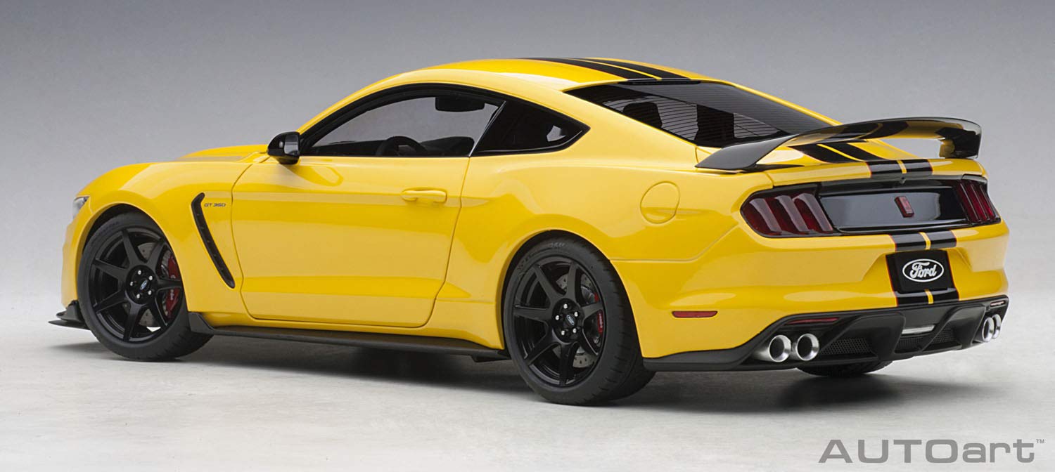 Autoart 1/18 Ford Shelby GT350R Yellow/Black