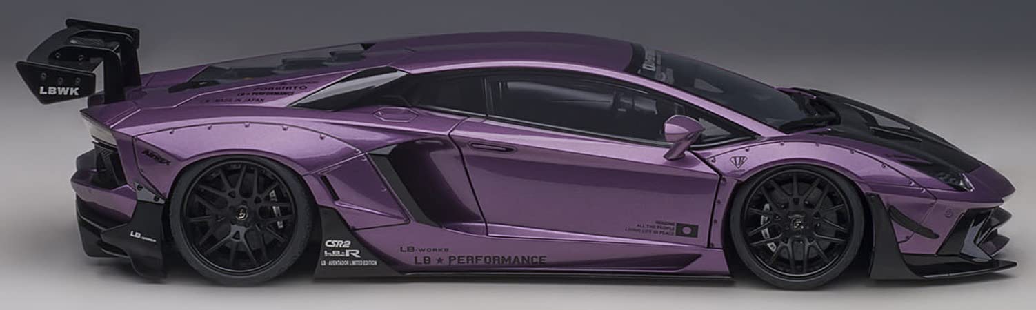 Autoart 1/18 Liberty Walk Lamborghini Aventador SE30 Purple/Carbon 79242