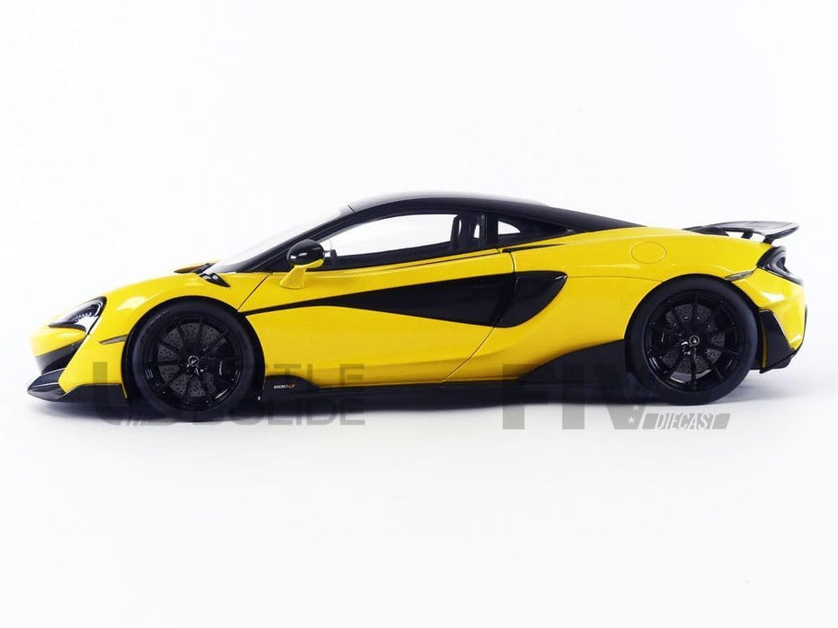 Autoart 1/18 McLaren 600LT Yellow Pearl/Carbon Roof 76082